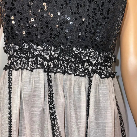 American Rag, S, sequent ruffle lace, smock-waist sleeveless lined mini dress￼ - Picture 7 of 10